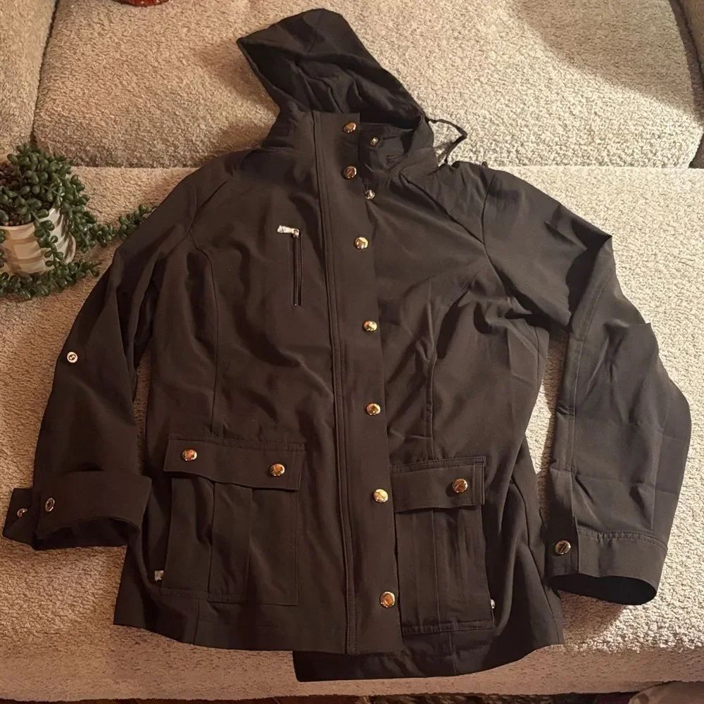 NEW Women's Dark Olive 🫒 Hooded Jacket
